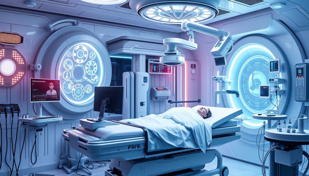 Generate an image representing the future of healthcare technology