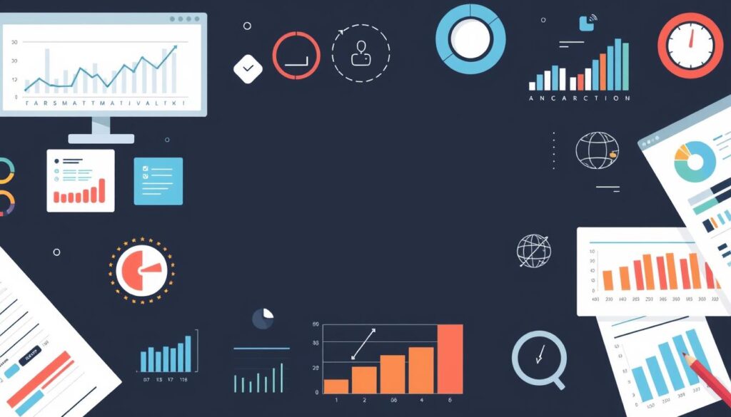 Generate an image representing tools for tracking brand growth