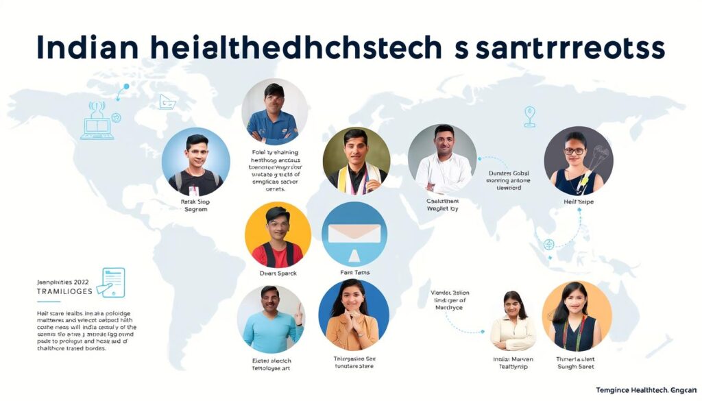 Image of indian healthtech startups making an impact globally