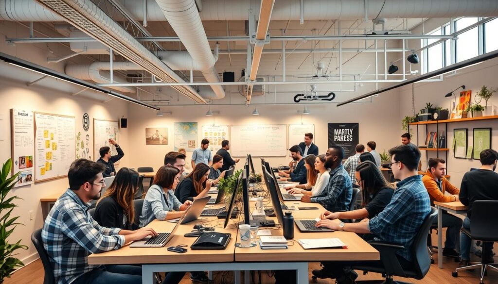 Image of a technology startup incubator