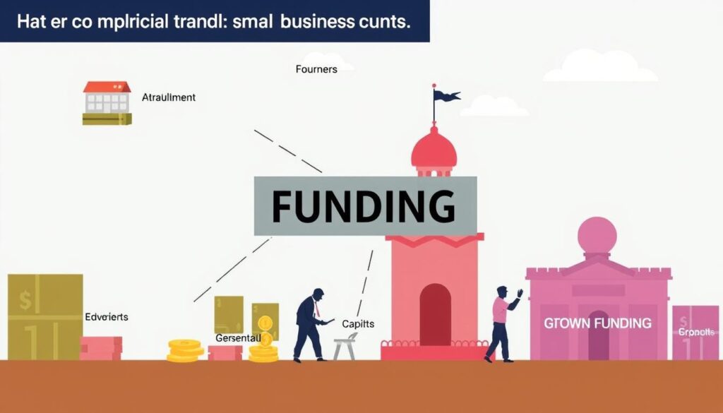 Image of various funding options for small businesses in india